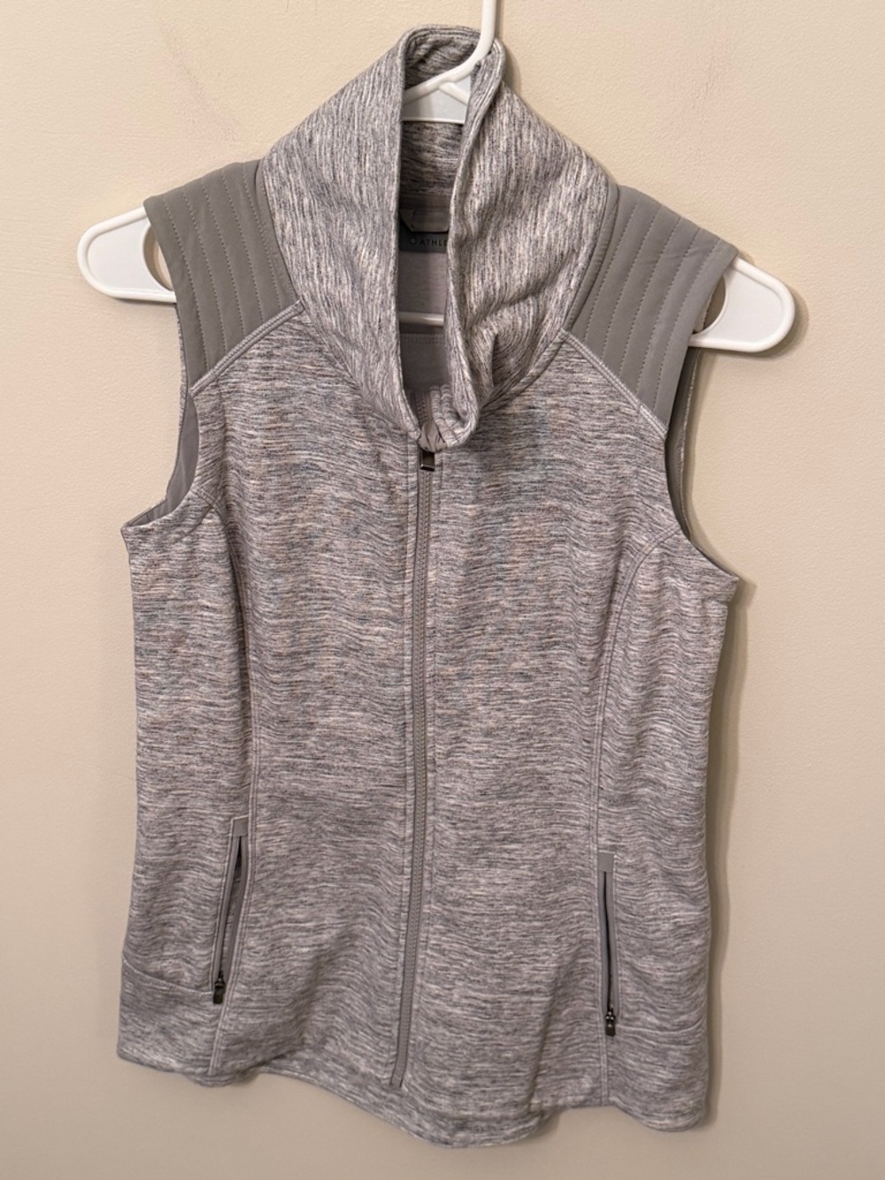 💗 Athleta Heathered Gray Vest Size Small